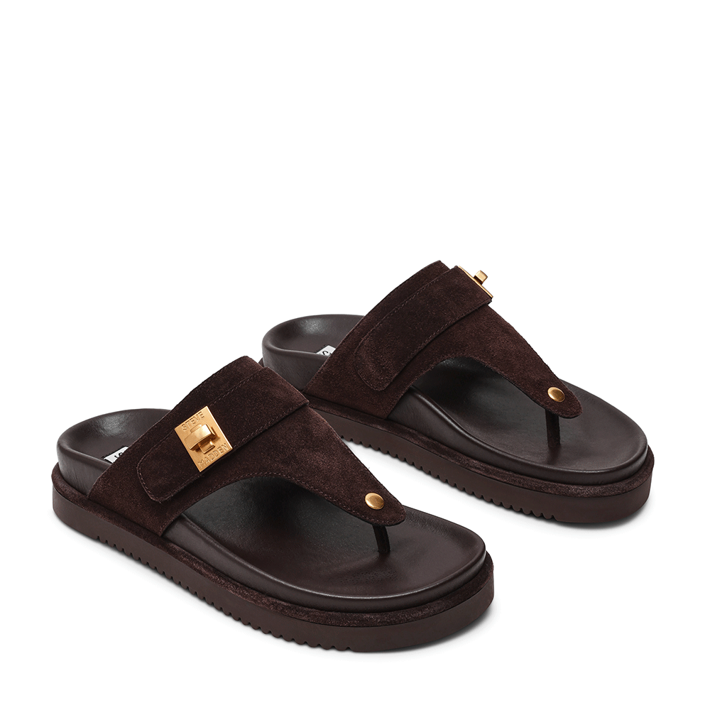 Saboti femei Steve Madden Tuned-in maro din piele intoarsa 1461dsttuned-invm - imagine 2