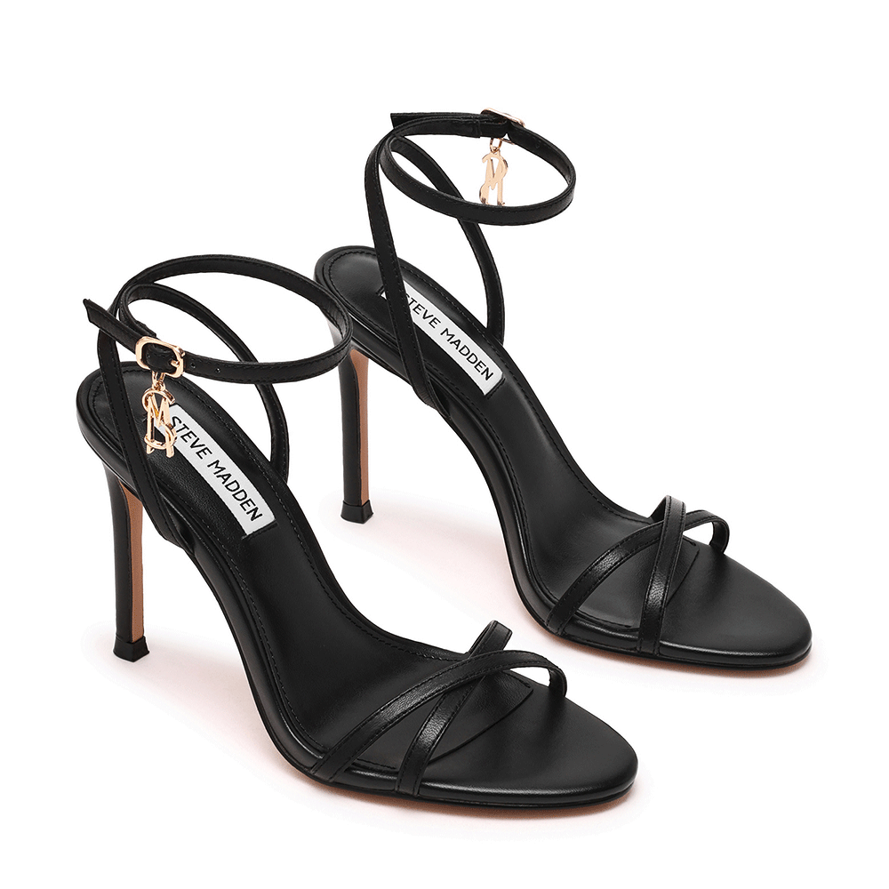 Sandale femei Steve Madden Jypsey negre din piele 1461DSJYPSEY-CNN - imagine 2