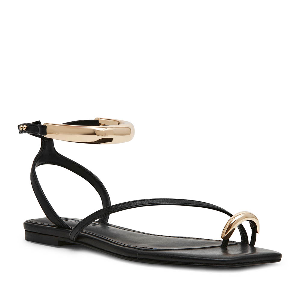 Sandale femei Steve Madden negre din piele  1461DSODYSSEYN - imagine 2