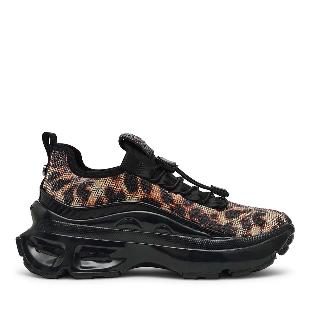 Sneakers femei Steve Madden Fabuluxe imprimeu leopard cu ștrasuri 1460DPFABULUXELEO