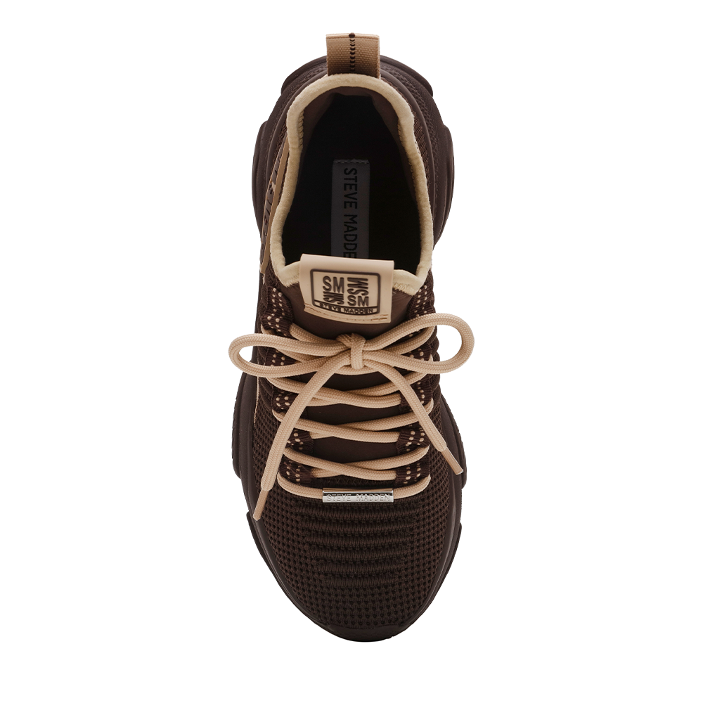 Steve Madden Sneakers femei Steve Madden Mac maro din textil