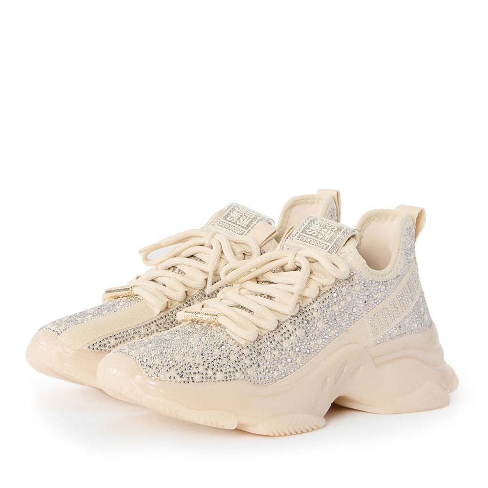 Sneakers femei Steve Madden Mysteria bej cu ștrasuri 1460DPMYSTERIA-PBE - 1 | YEO
