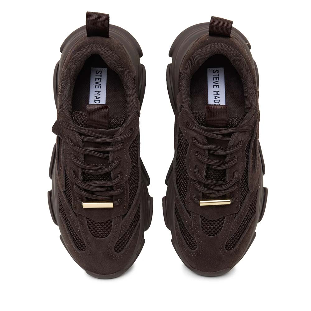 Sneakers Steve Madden Possesion maro din piele și textil 1462DPPOSSESSION-EVM