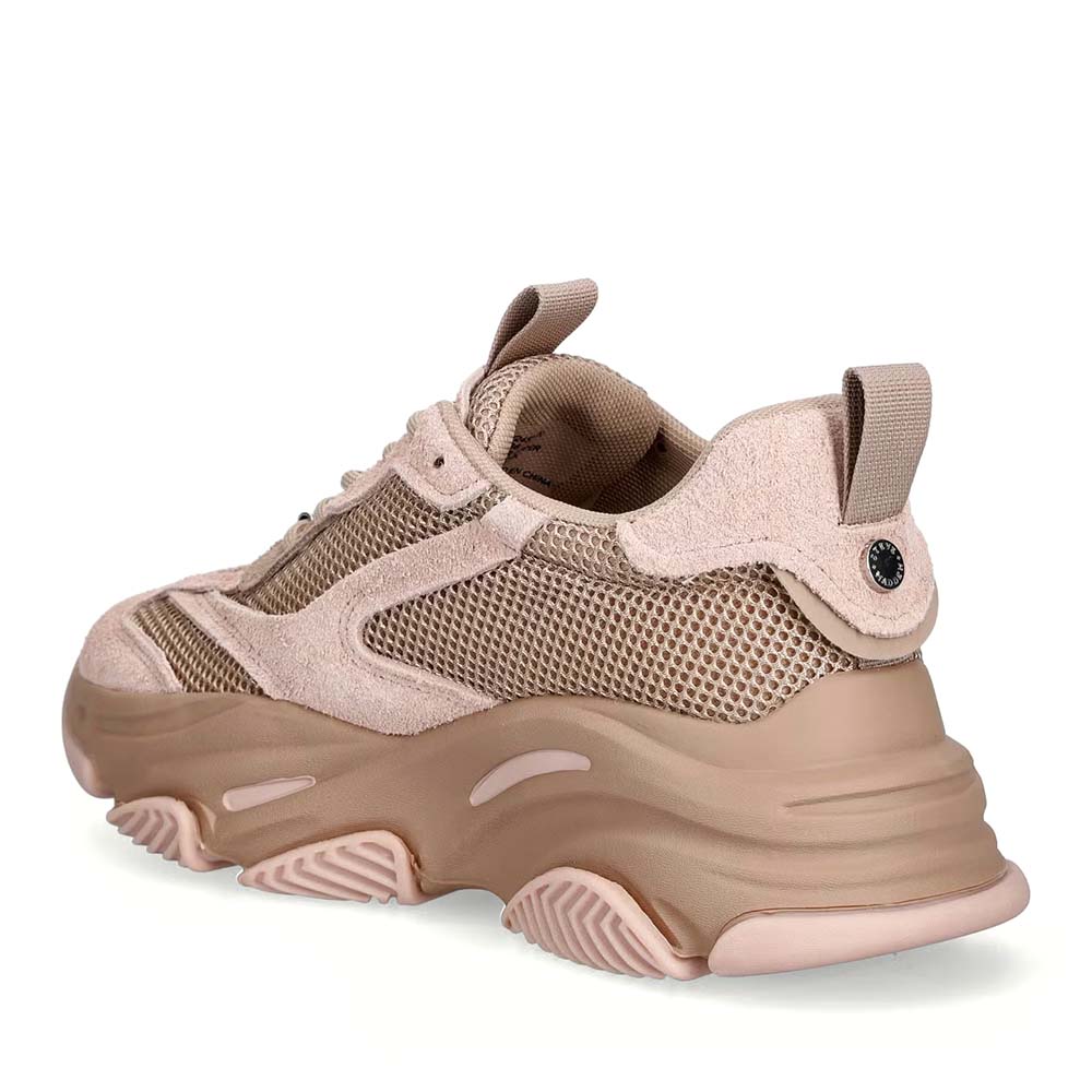 Sneakers Steve Madden Possesion nude din piele și textil 1462DPPOSSESSION-EVNU