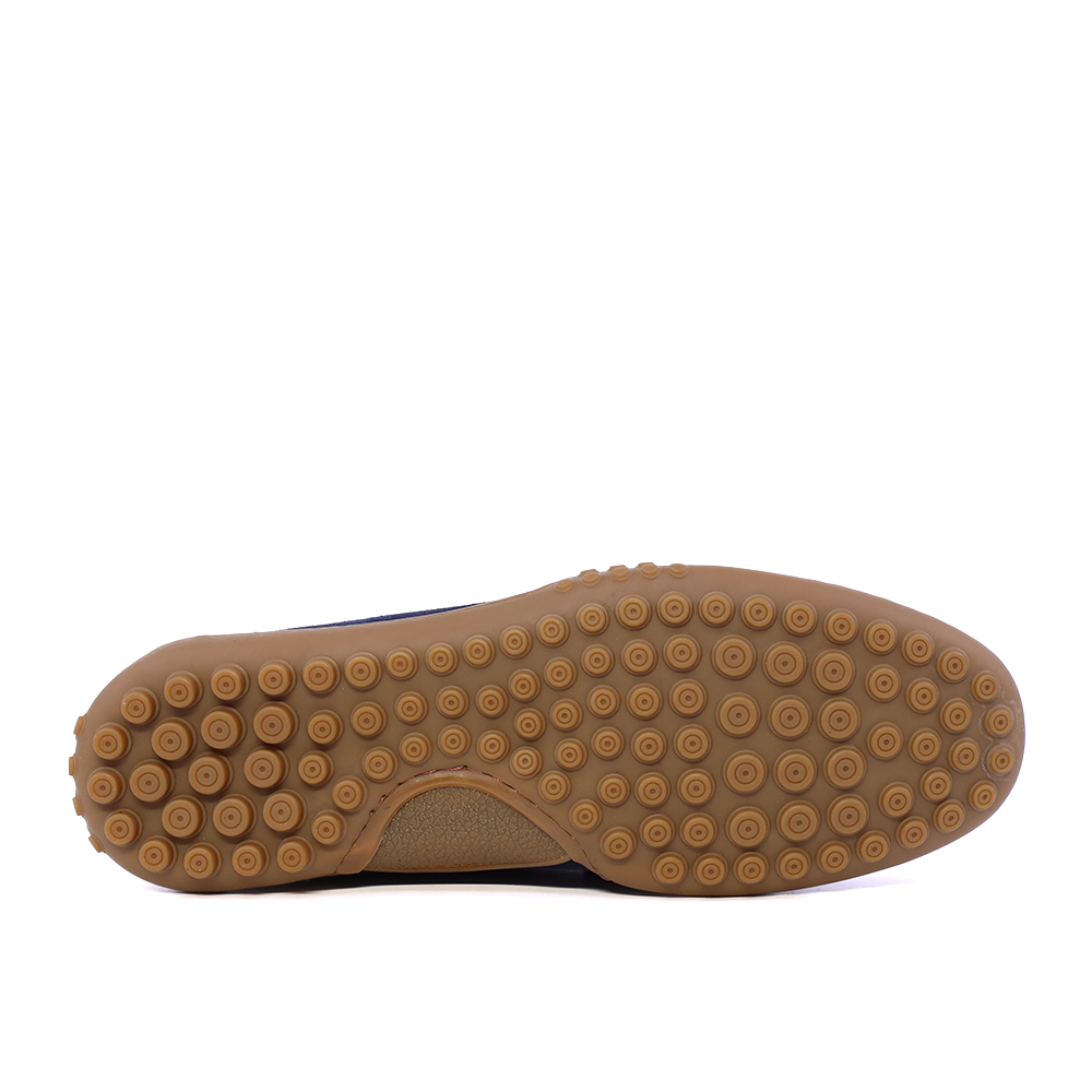 Mocasini bărbați TheZeus bleumarin din piele întoarsă 2101BM17577VBL