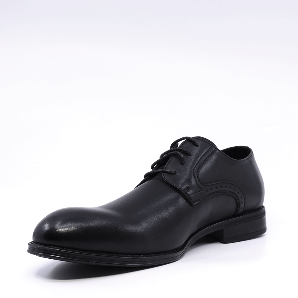 Pantofi derby bărbați Thezeus negri  din piele 2349BP22443N