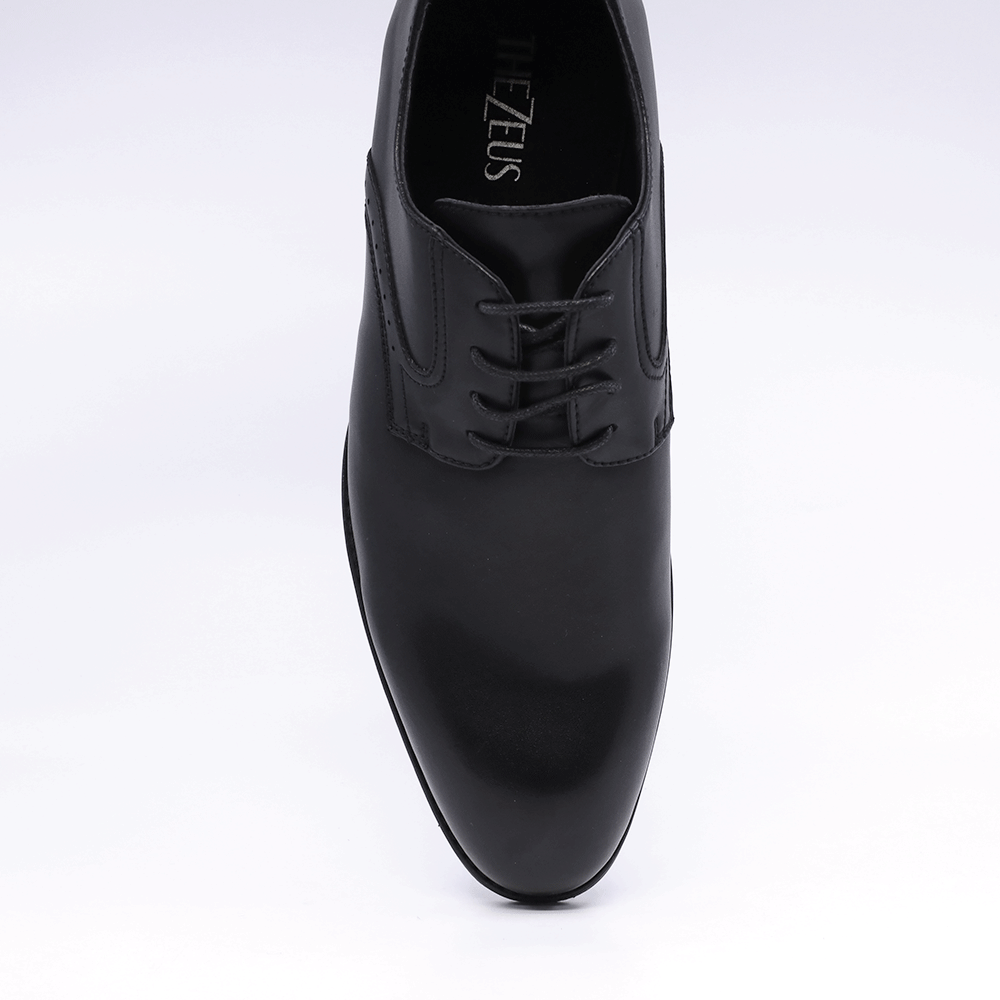 Pantofi derby bărbați Thezeus negri  din piele 2349BP22443N