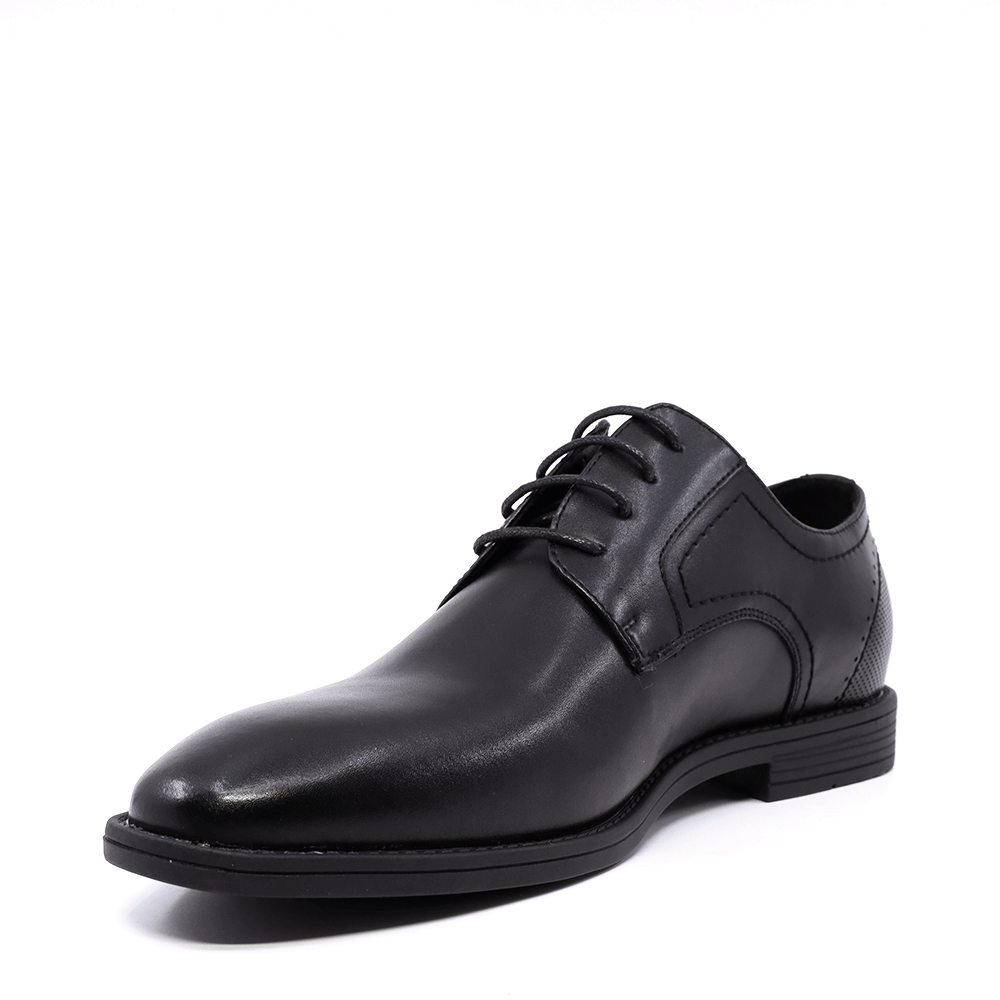 Pantofi derby bărbați Thezeus negri  din piele 2349BP24103N