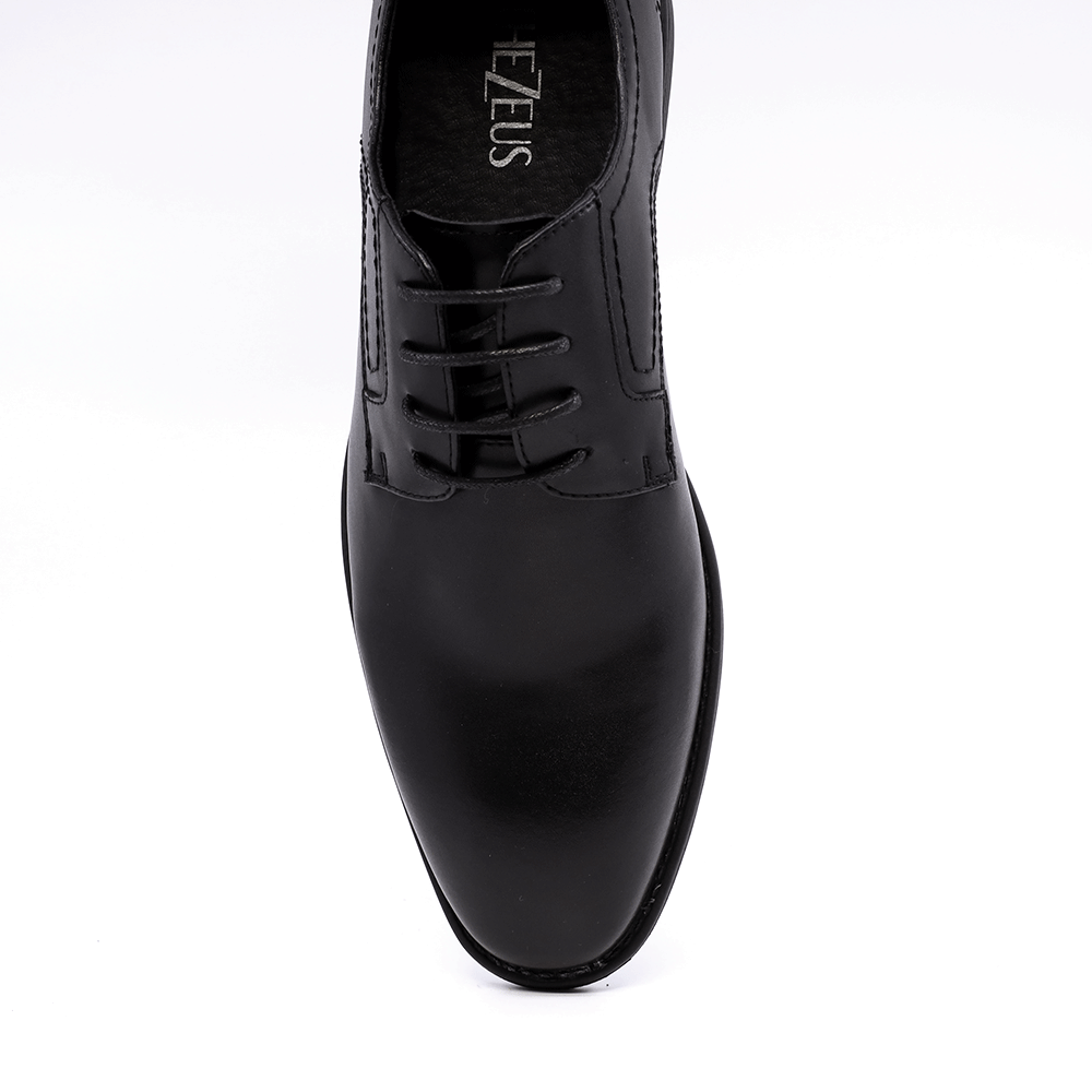 Pantofi derby bărbați Thezeus negri  din piele 2349BP24103N