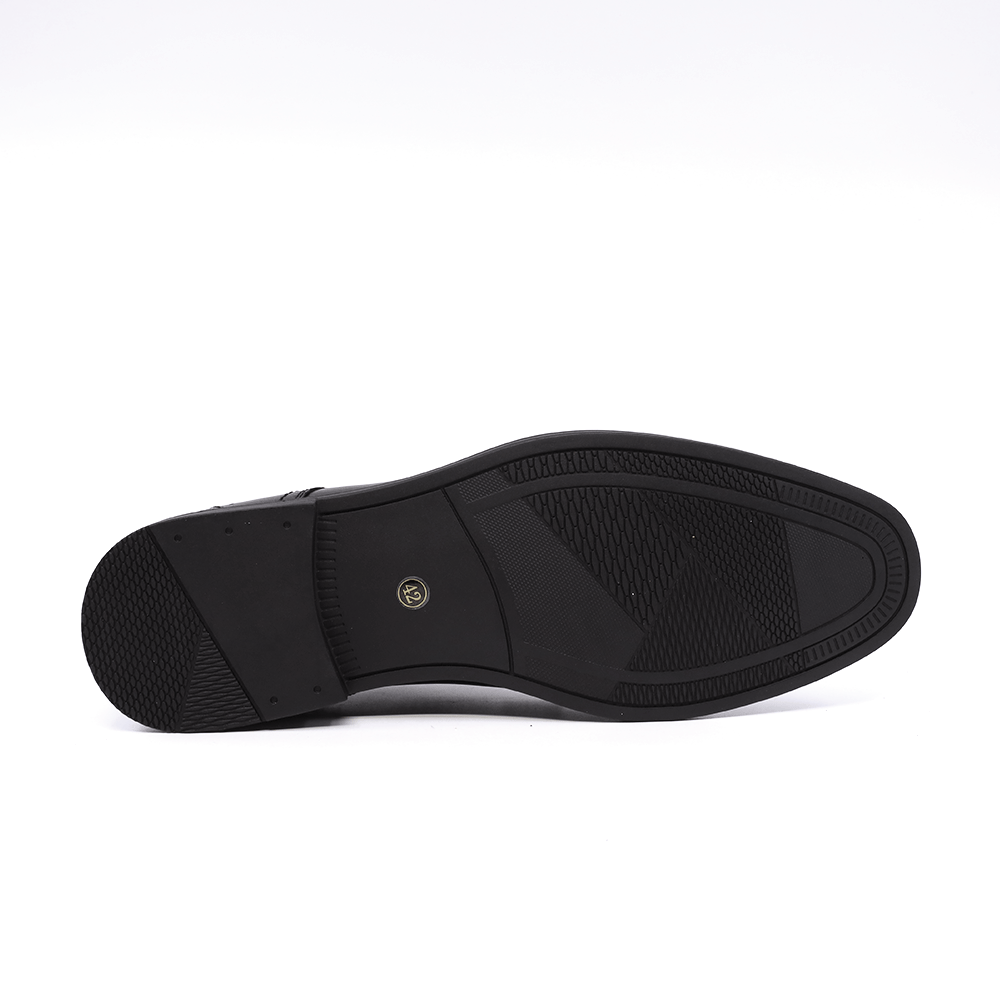 Pantofi derby bărbați Thezeus negri  din piele 2349BP24103N
