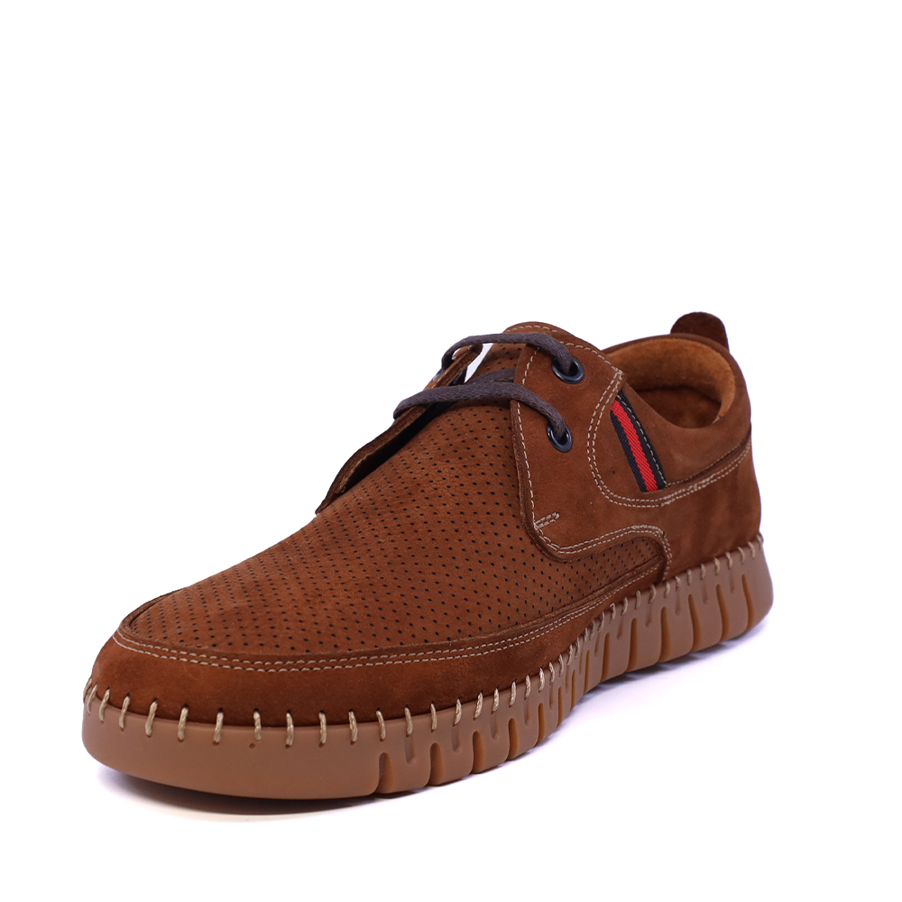 Pantofi cu talpă cusută bărbați Thezeus cognac din piele 2101BPF74180CO
