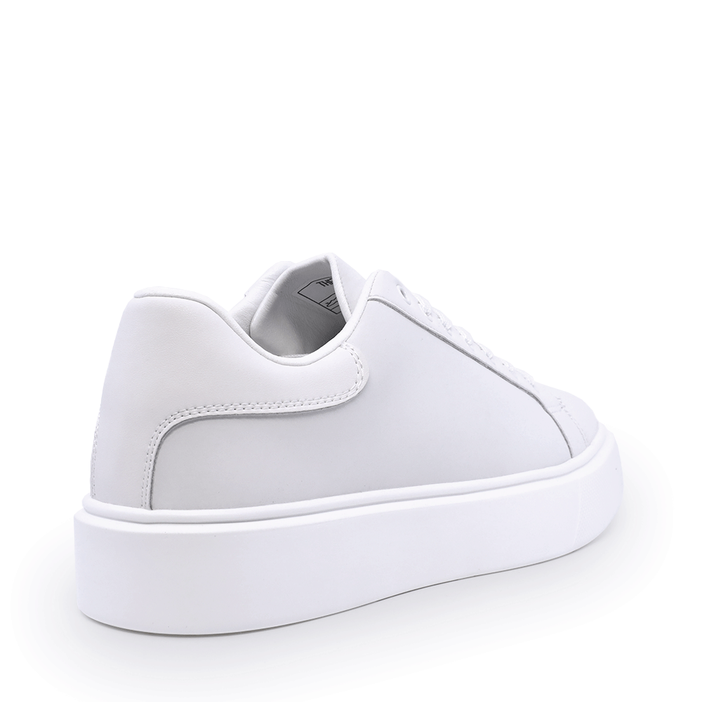 Sneakers bărbați Thezeus albi din piele și textil 2349BP22280A