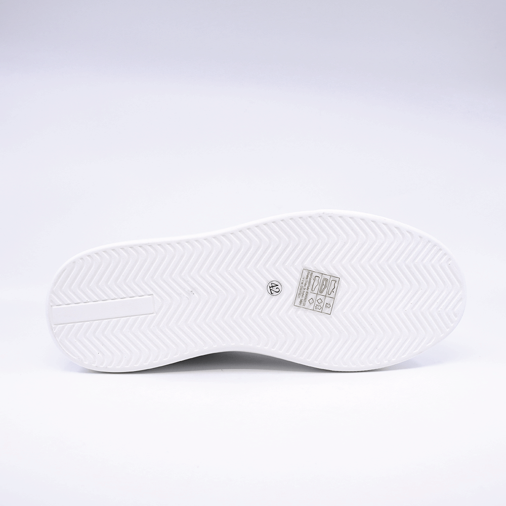 Sneakers bărbați Thezeus albi din piele și textil 2349BP22280A
