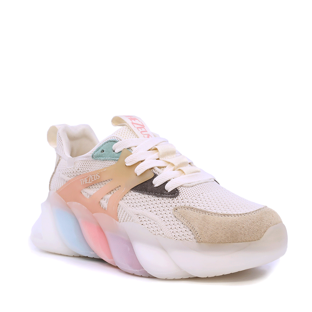 Sneakers femei Thezeus bej din piele și textil 3730dps8213vbe - 1 | YEO