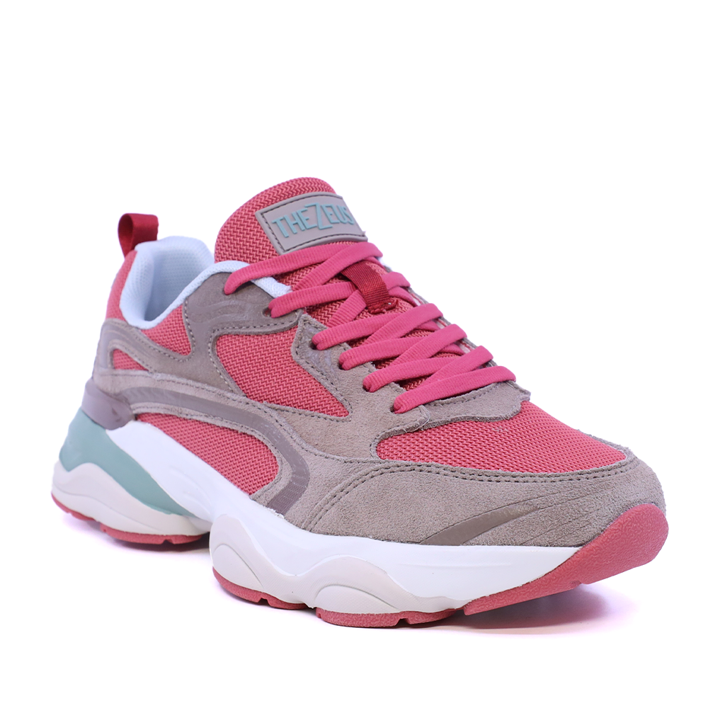 Sneakers femei Thezeus colorati  din piele întoarsă  și textil   3731dps1156vtar - imagine 2