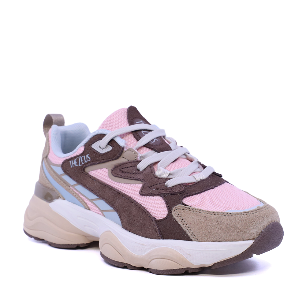 Sneakers femei Thezeus multicolor  din piele întoarsă  și textil 3731DPS3211VBE - imagine 2