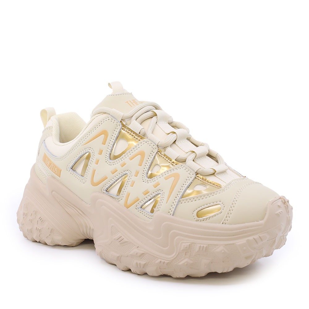 Sneakers Thezeus bej din piele și sintetic 3730DPS4945BE - 1 | YEO