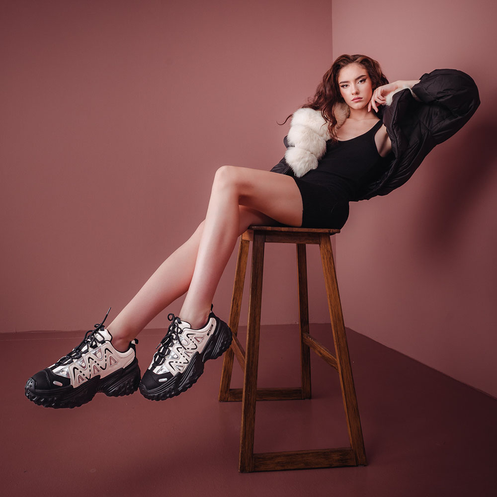 Sneakers Thezeus negri din piele și sintetic 3730DPS4945N - 1 | YEO