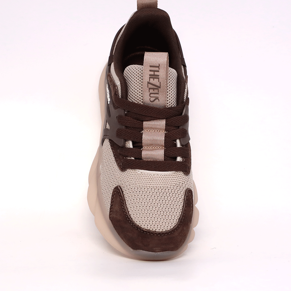Thezeus Sneakers Thezeus maro din piele și textil 3730dps8213vm