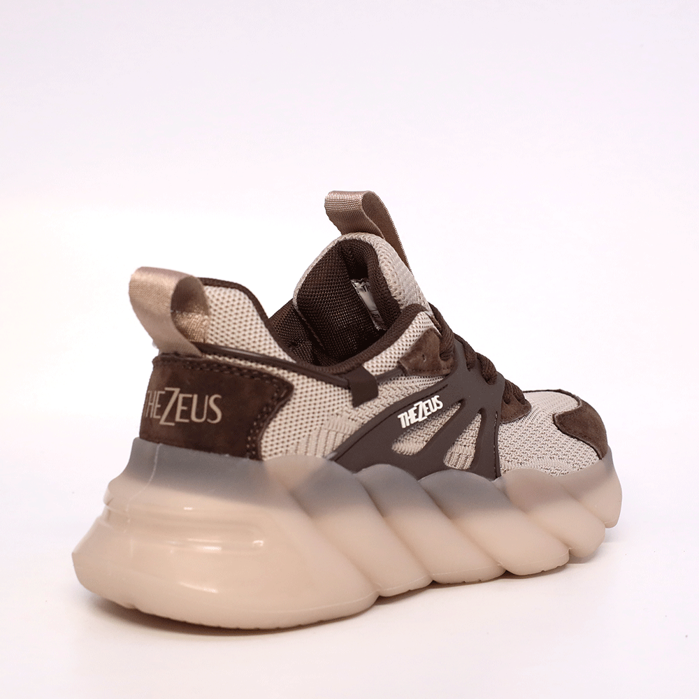 Thezeus Sneakers Thezeus maro din piele și textil 3730dps8213vm
