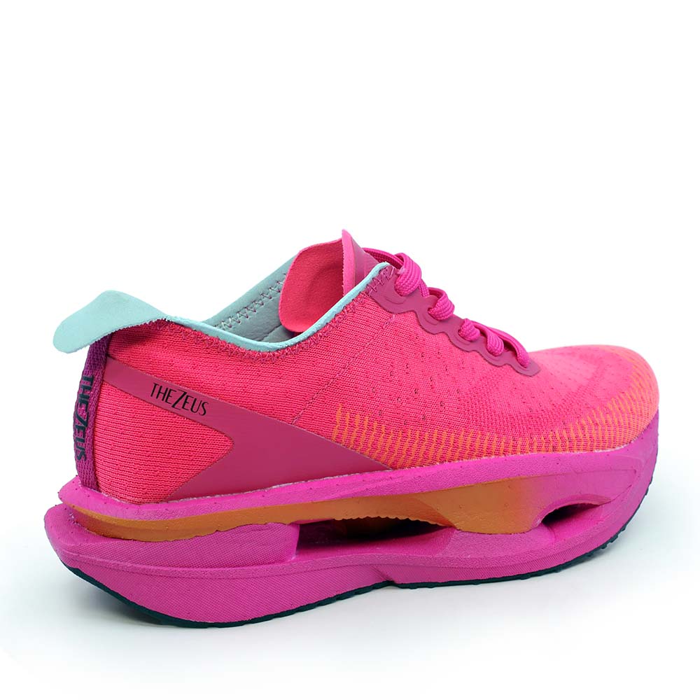 Sneakers ultraușori femei Thezeus fuxia din textil 3761DPS25622FU