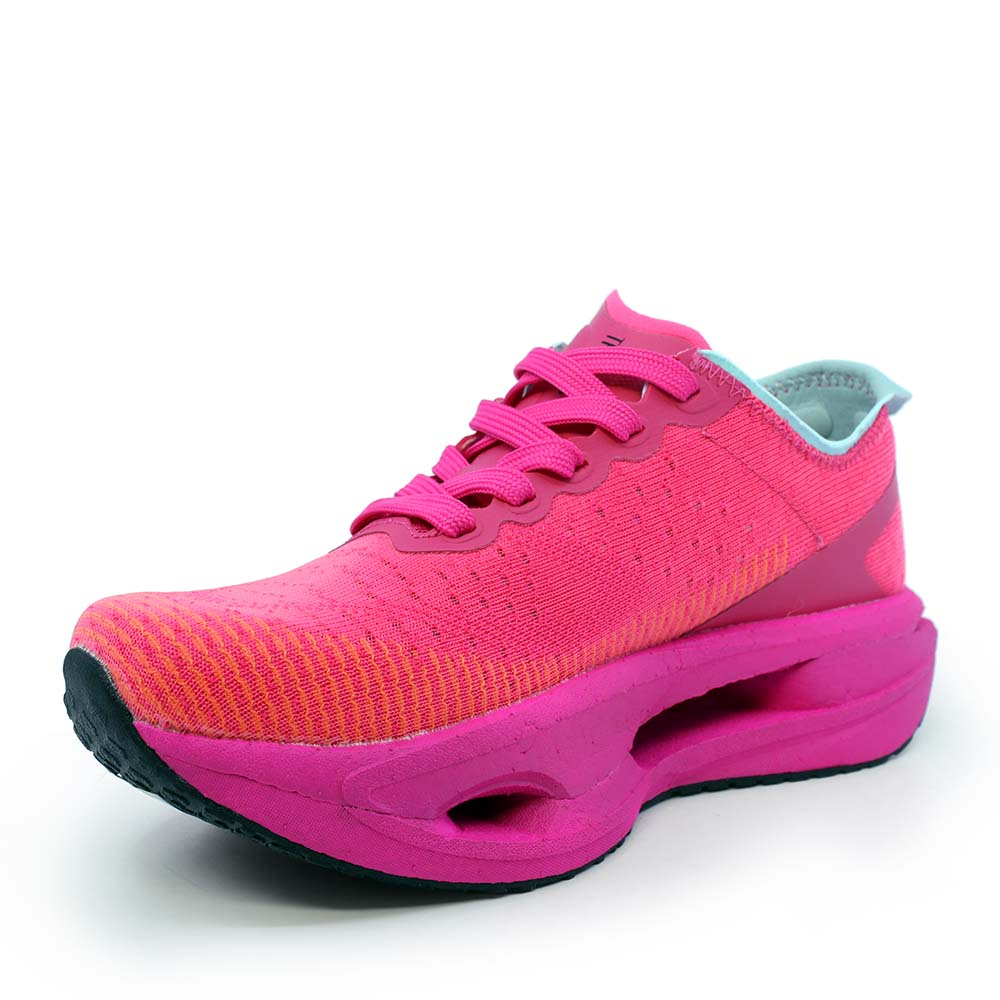 Sneakers ultraușori femei Thezeus fuxia din textil 3761DPS25622FU