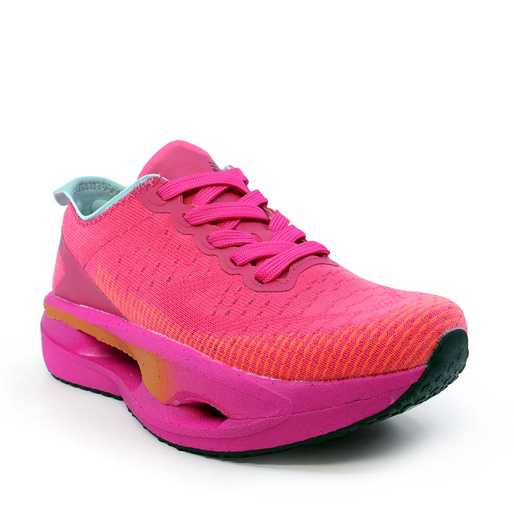Sneakers ultraușori femei Thezeus fuxia din textil 3761DPS25622FU
