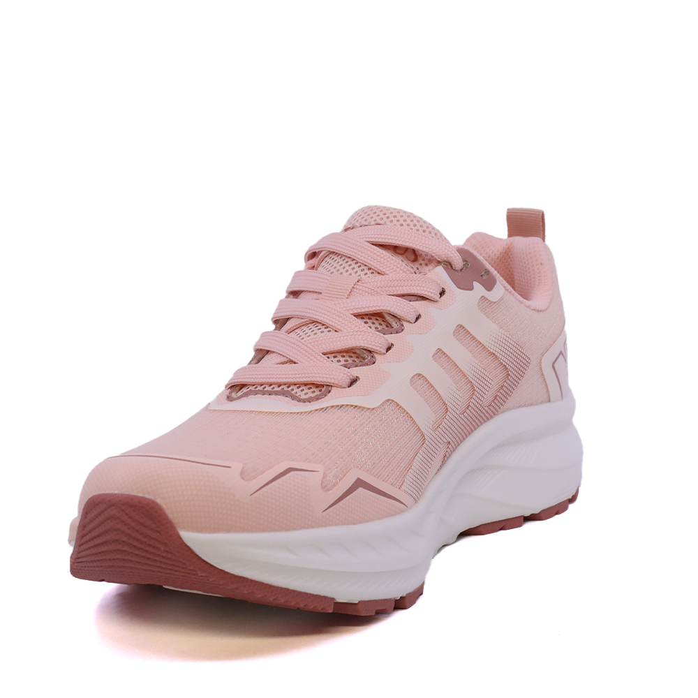 Sneakers ușori femei Thezeus roz din textil 3761DPS25627RO