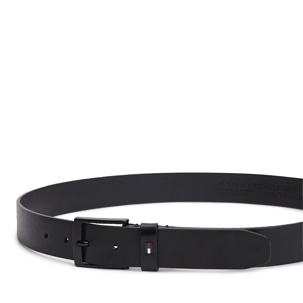 Curea bărbați Tommy Hilfiger neagră din piele 3421BCU3014N - imagine 2