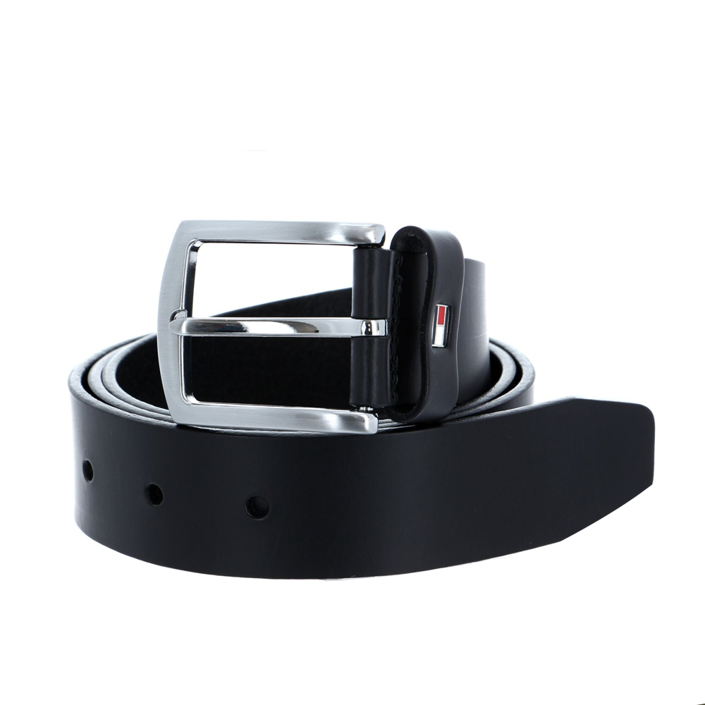 Curea barbati Tommy Hilfiger neagra din piele 3420BCU3162N