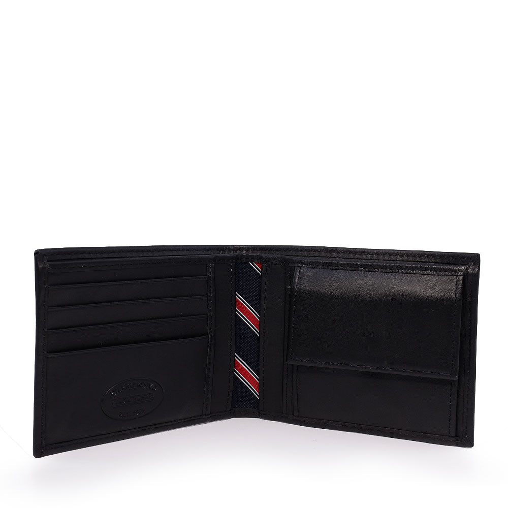 Portmoneu bărbați Tommy Hilfiger negru din piele 3420bpu0651n - 1 | YEO