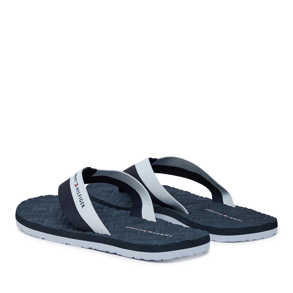 Papuci plajă bărbați Tommy Hilfiger bleumarin 3411BSL5807BL
