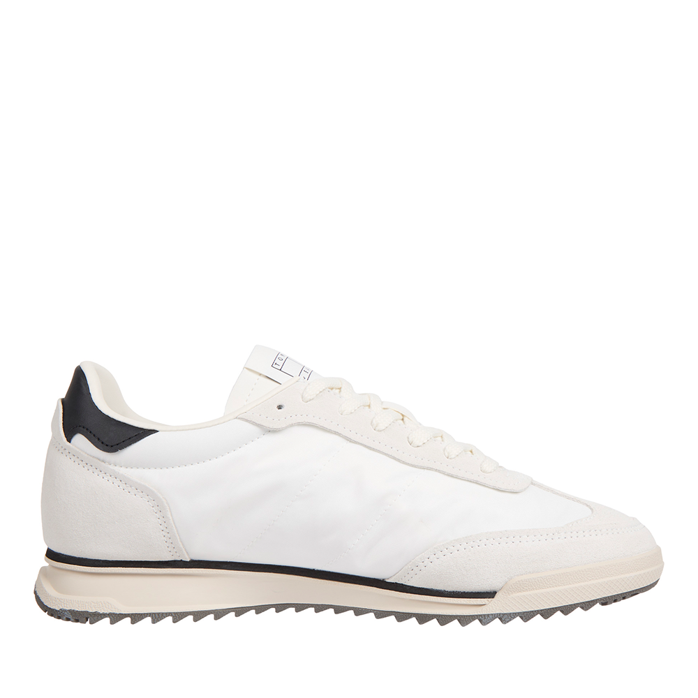 Sneakers bărbați Tommy Jeans albi din piele întoarsă 3419BP1527A
