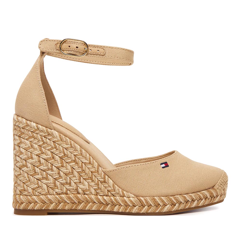 Sandale cu platformă femei Tommy Hilfiger bej 3411DD9225BE