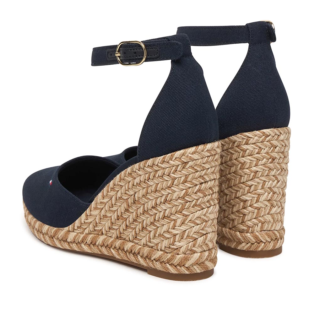 Sandale cu platformă femei Tommy Hilfiger bleumarin 3411DD9225BL