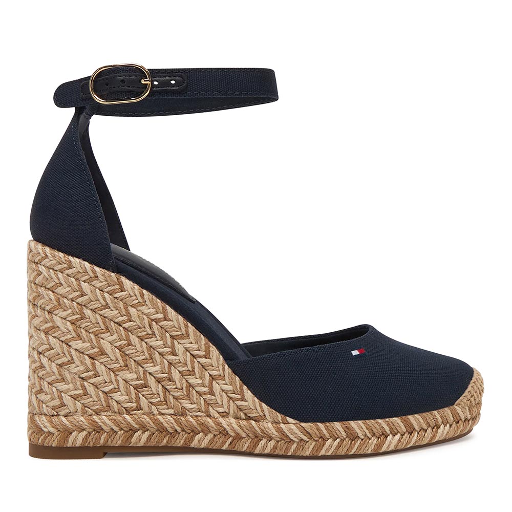 Sandale cu platformă femei Tommy Hilfiger bleumarin 3411DD9225BL