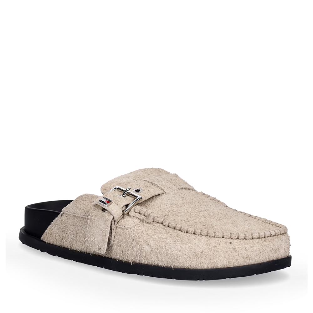 Saboți femei Tommy Hilfiger bej din piele 3411DST3038VBE