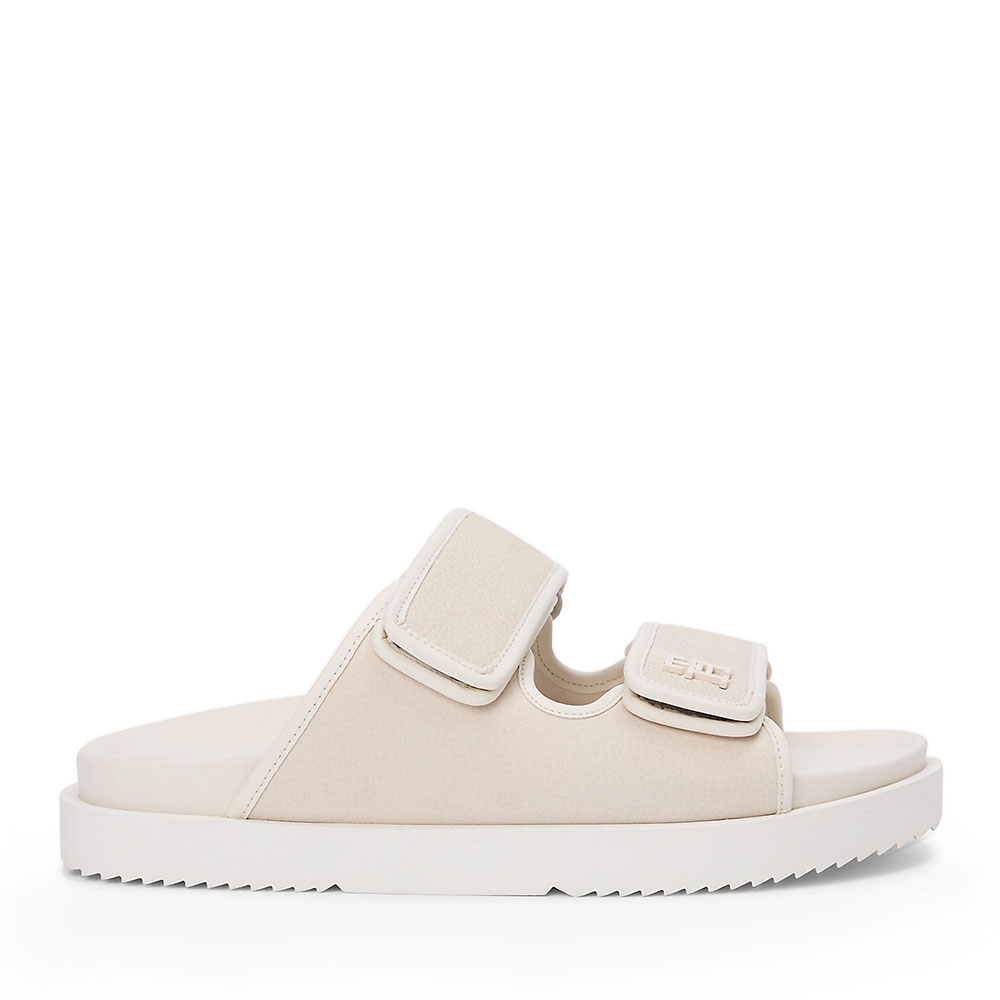 Saboți femei Tommy Hilfiger ivoire din piele 3411DST9298IV