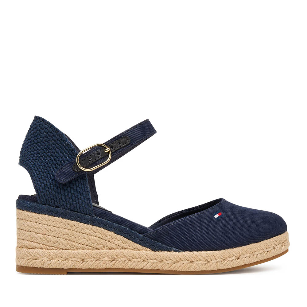 Sandale cu platformă femei Tommy Hilfiger bleumarin 3411DD9233BL