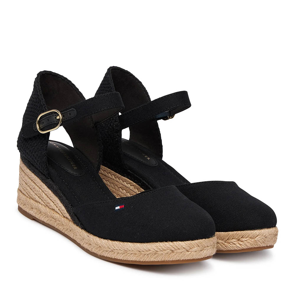 Sandale cu platformă femei Tommy Hilfiger negre 3411DD9233N - imagine 2