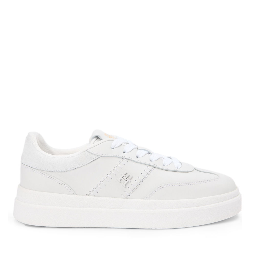 Sneakers femei Tommy Hilfiger albi din piele 3411DP9181A