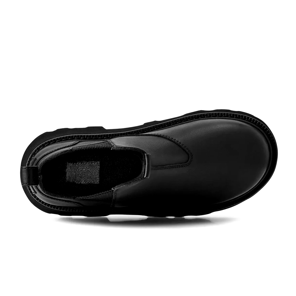 Ghete bărbați UGG Chelsea Lug  negre din piele 2390BG1172990N