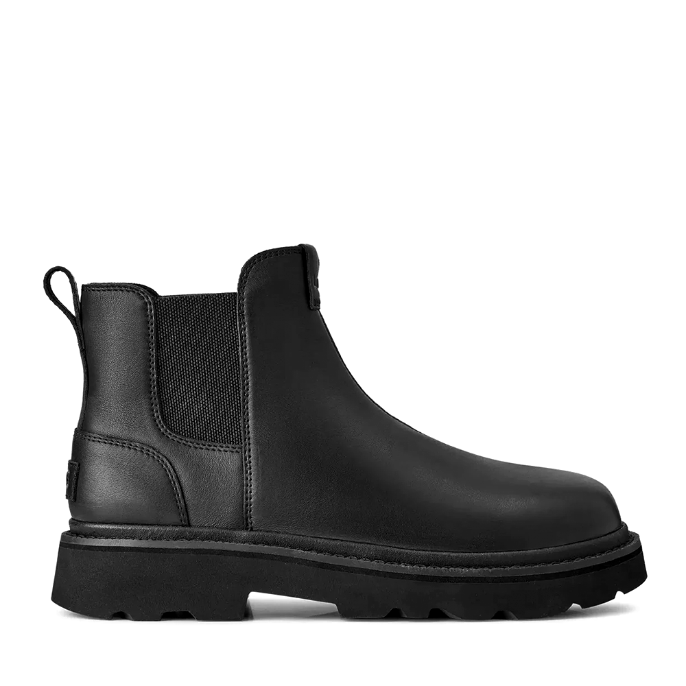 Ghete bărbați UGG Chelsea Lug  negre din piele 2390BG1172990N