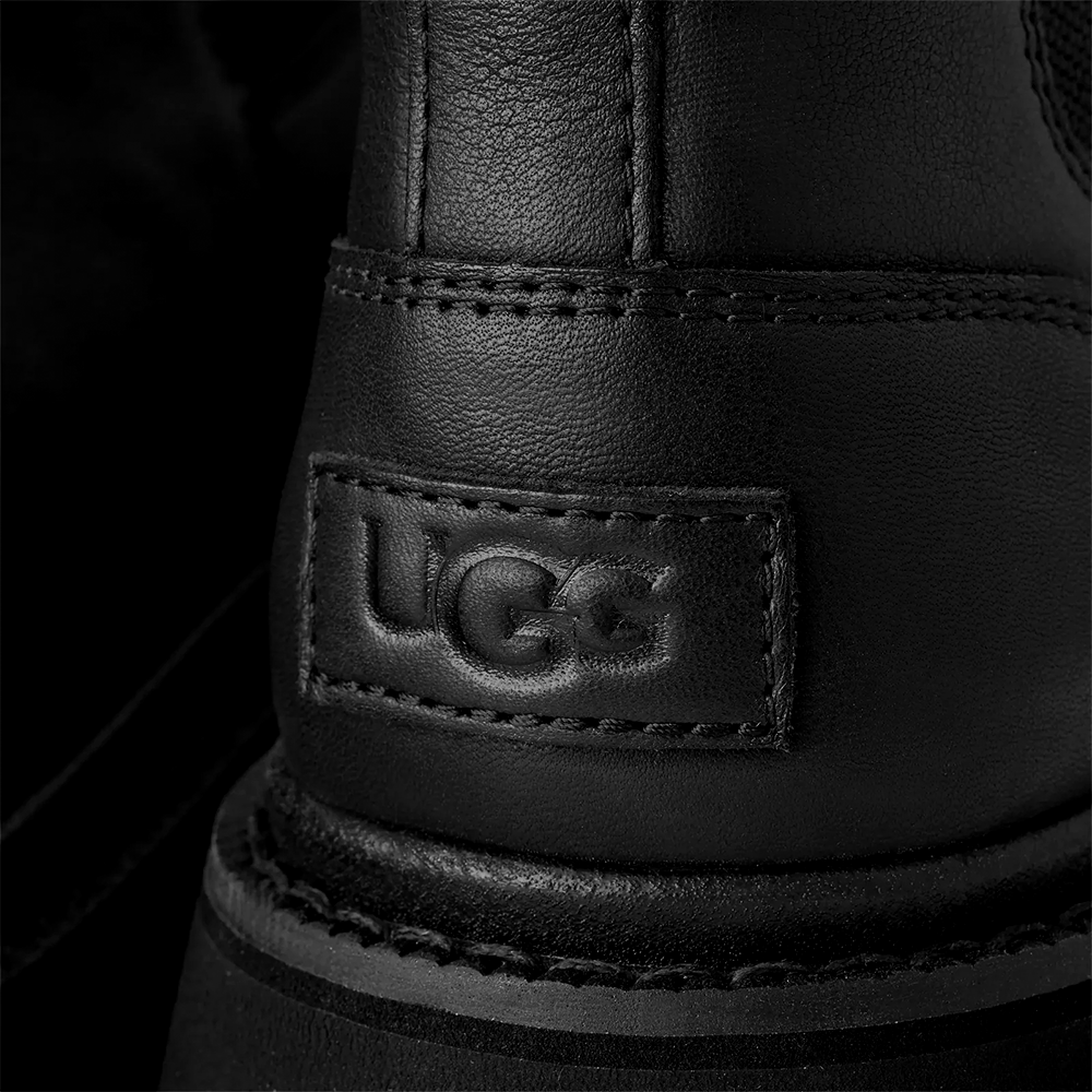 Ghete bărbați UGG Chelsea Lug  negre din piele 2390BG1172990N