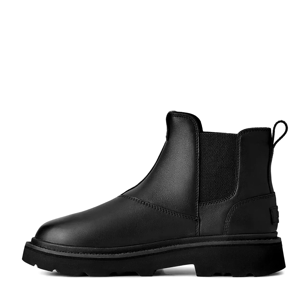 Ghete bărbați UGG Chelsea Lug  negre din piele 2390BG1172990N
