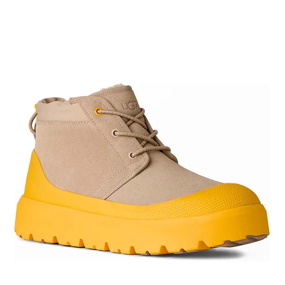 Ghete bărbați UGG Heritage Weather Hybrid bej din piele întoarsă 2390BG1143991VBE