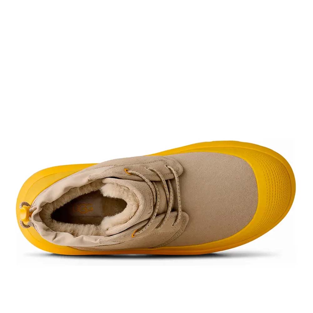 Ghete bărbați UGG Heritage Weather Hybrid bej din piele întoarsă 2390BG1143991VBE