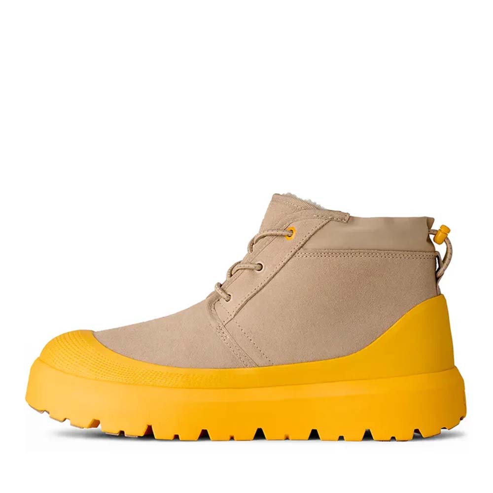 Ghete bărbați UGG Heritage Weather Hybrid bej din piele întoarsă 2390BG1143991VBE
