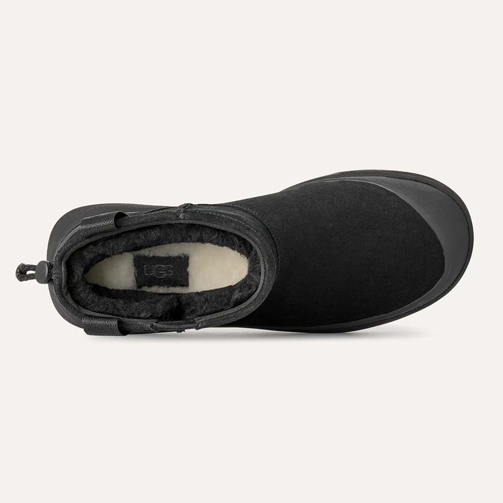 Ghete waterproof bărbați UGG Classic Mini Outpost negre din piele 2392BG1179472VN