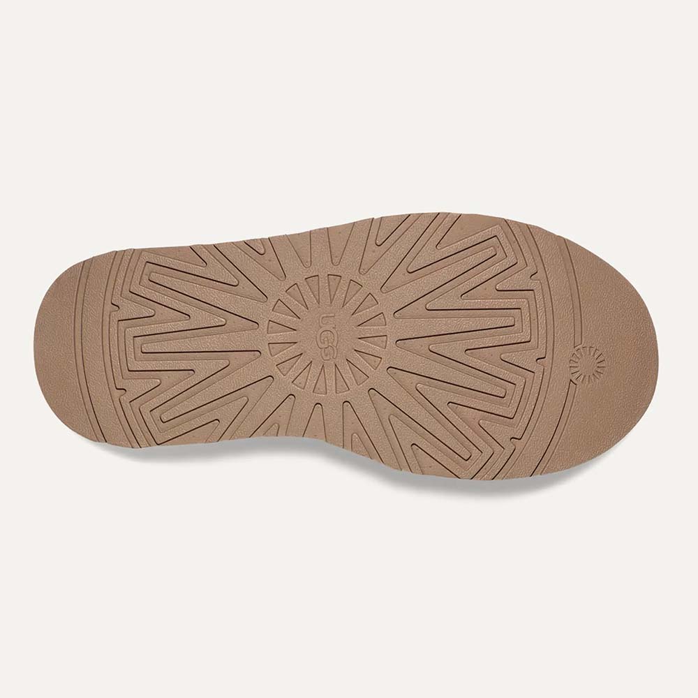 Ghete femei UGG Classic Mini Dipper, Chestnut din piele întoarsă 2390dg1168170vco